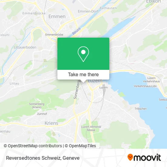 Reversedtones Schweiz map