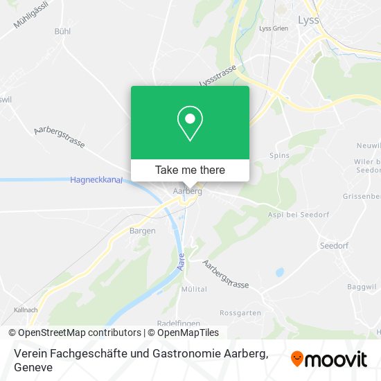 Verein Fachgeschäfte und Gastronomie Aarberg map