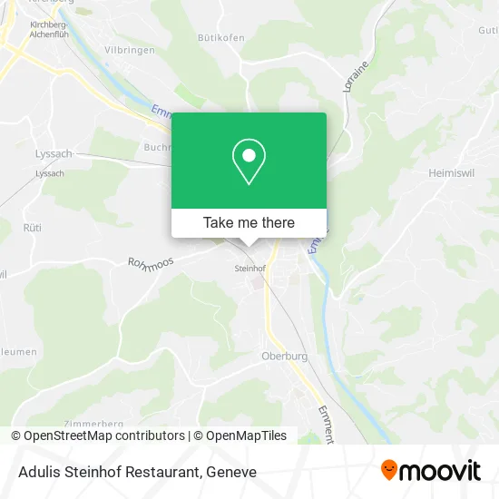 Adulis Steinhof Restaurant map