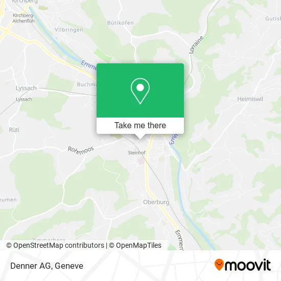 Denner AG map