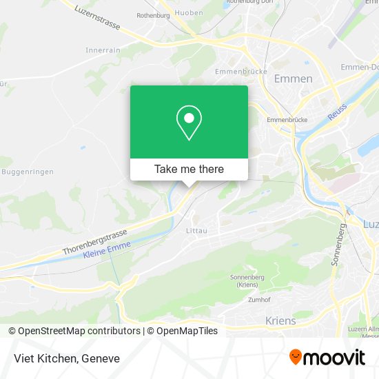 Viet Kitchen map