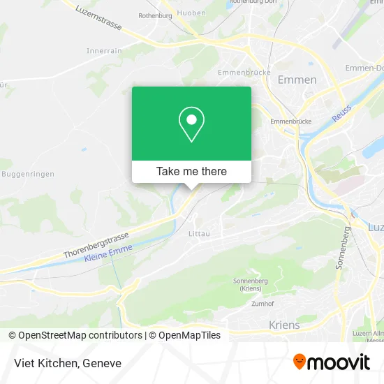 Viet Kitchen map