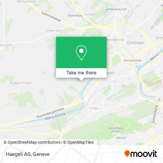 Haegeli AG map