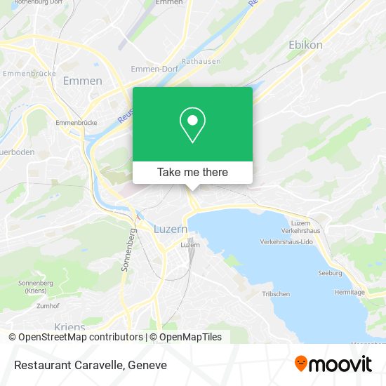 Restaurant Caravelle map