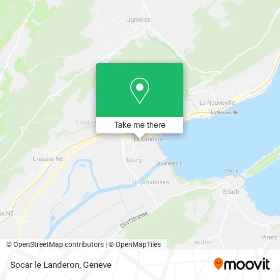 Socar le Landeron map