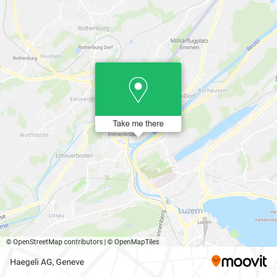 Haegeli AG map