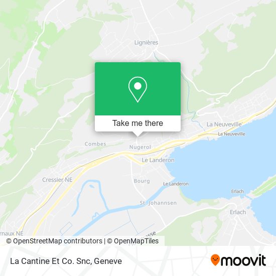 La Cantine Et Co. Snc map