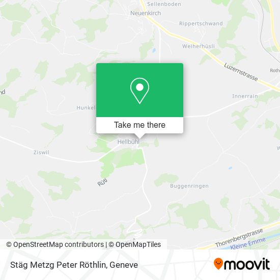 Stäg Metzg Peter Röthlin map