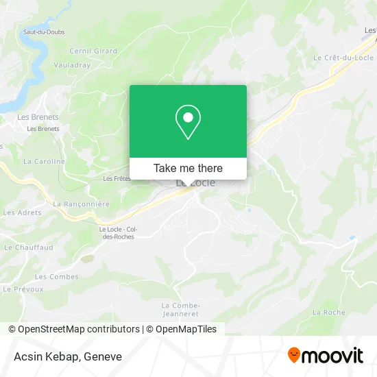 Acsin Kebap map