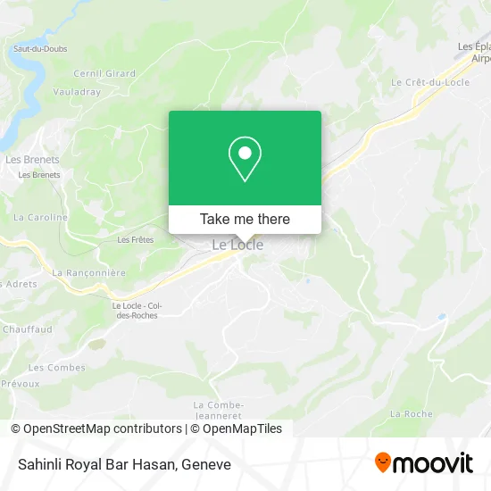 Sahinli Royal Bar Hasan map