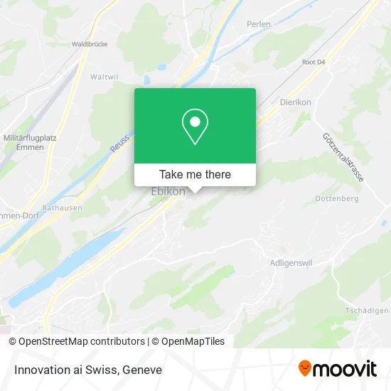 Innovation ai Swiss map