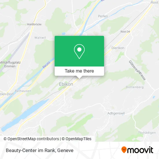 Beauty-Center im Rank map
