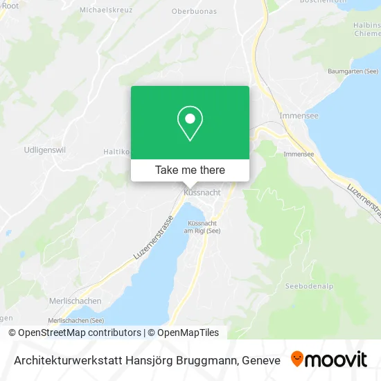 Architekturwerkstatt Hansjörg Bruggmann map