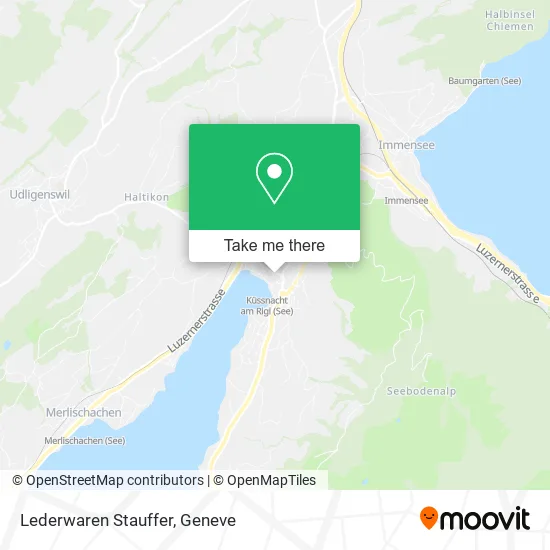 Lederwaren Stauffer map