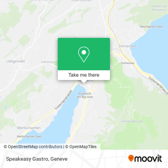 Speakeasy Gastro map