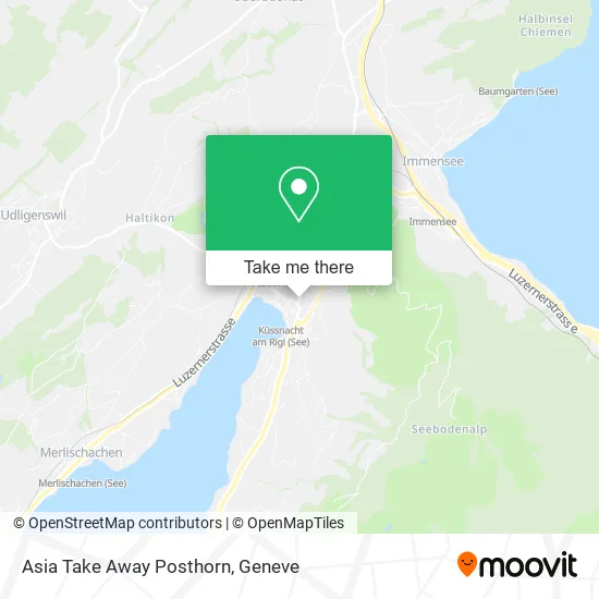 Asia Take Away Posthorn map