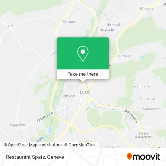 Restaurant Spatz map
