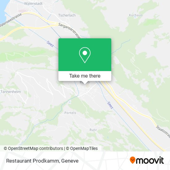 Restaurant Prodkamm map