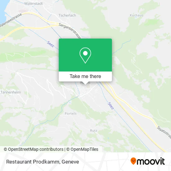 Restaurant Prodkamm map