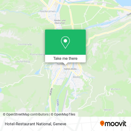 Hotel-Restaurant National map