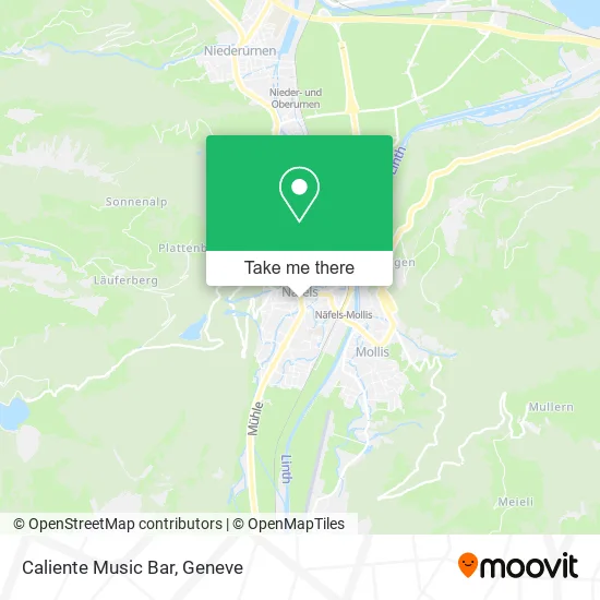 Caliente Music Bar map