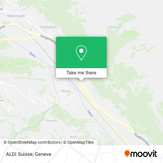 ALDI Suisse map