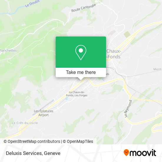 Deluxis Services map