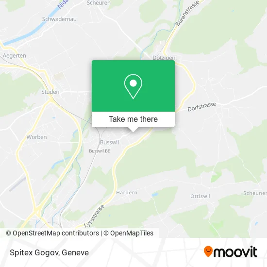 Spitex Gogov map