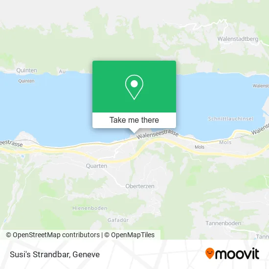 Susi's Strandbar plan