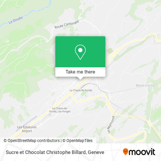 Sucre et Chocolat Christophe Billard map