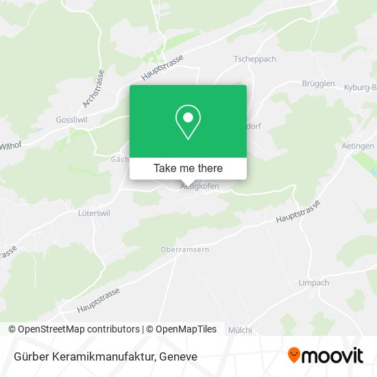 Gürber Keramikmanufaktur map