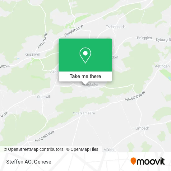 Steffen AG map