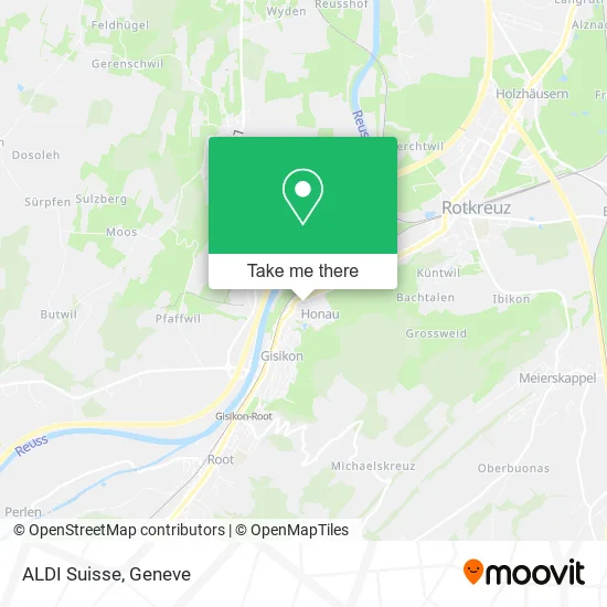 ALDI Suisse map