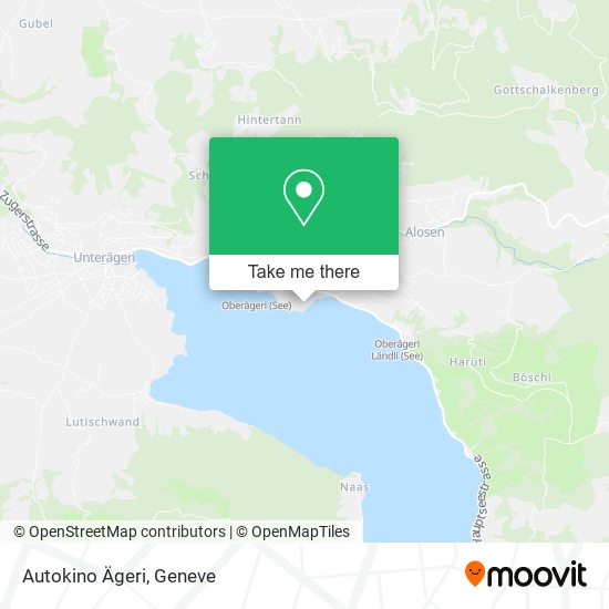 Autokino Ägeri map