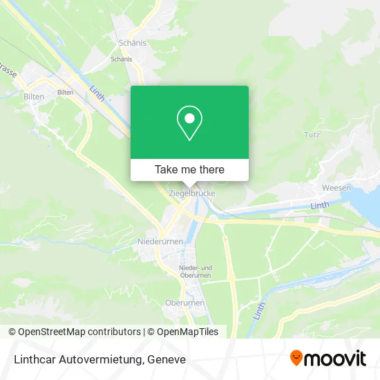 Linthcar Autovermietung map