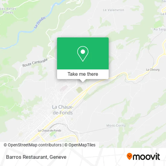 Barros Restaurant map