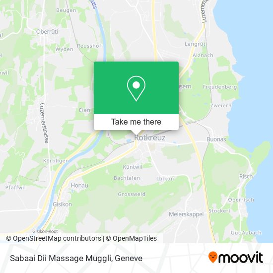 Sabaai Dii Massage Muggli map