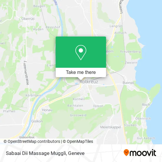 Sabaai Dii Massage Muggli map