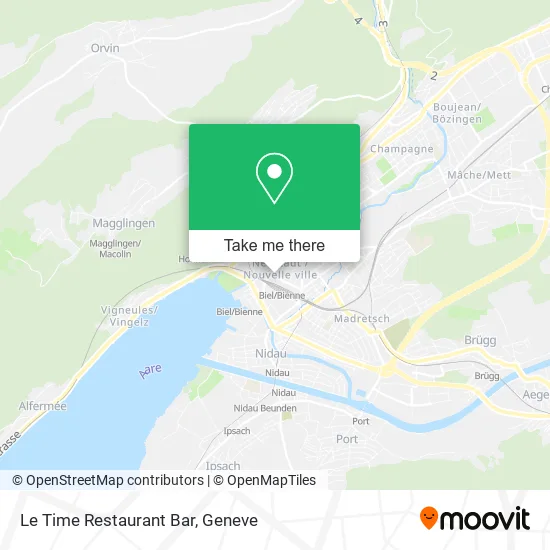 Le Time Restaurant Bar map