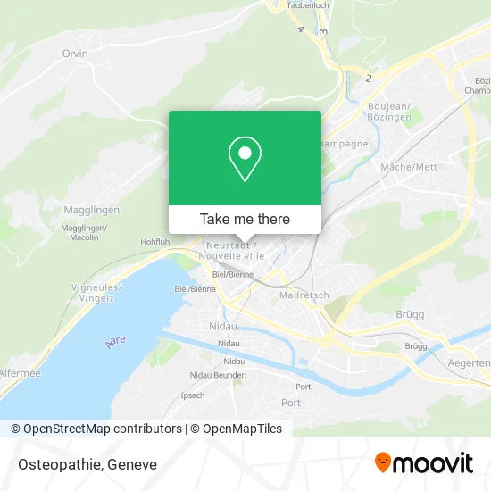Osteopathie map