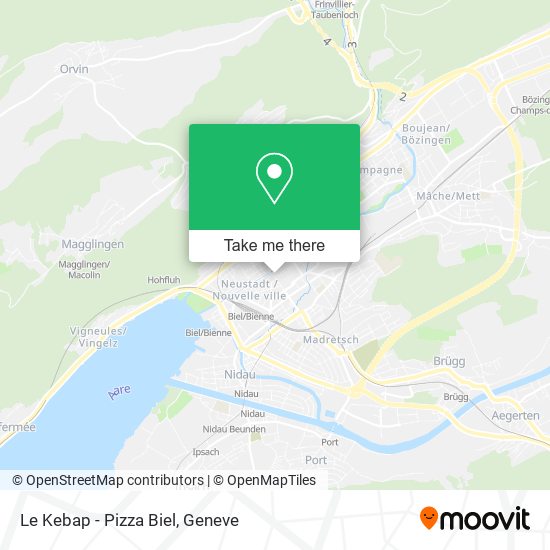Le Kebap - Pizza Biel map