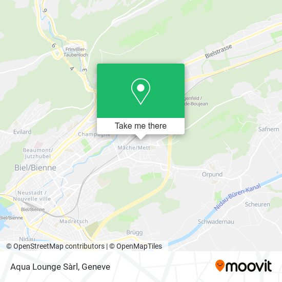 Aqua Lounge Sàrl map