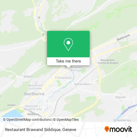 Restaurant Brawand Siddique map