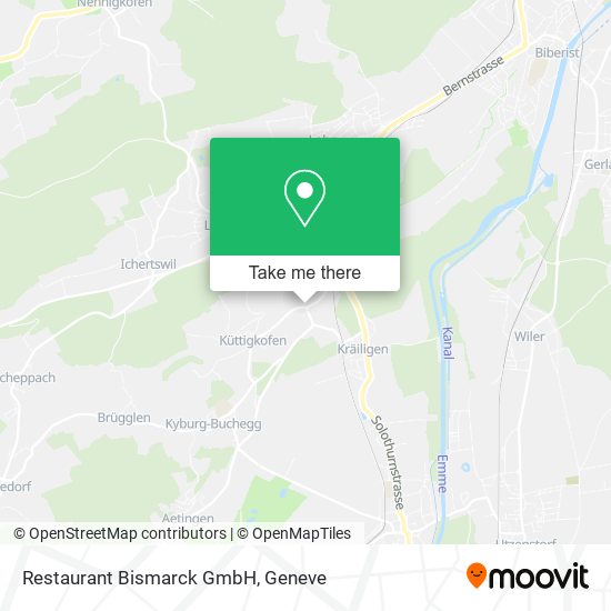 Restaurant Bismarck GmbH map