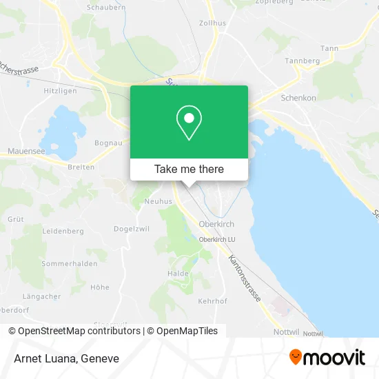 Arnet Luana map