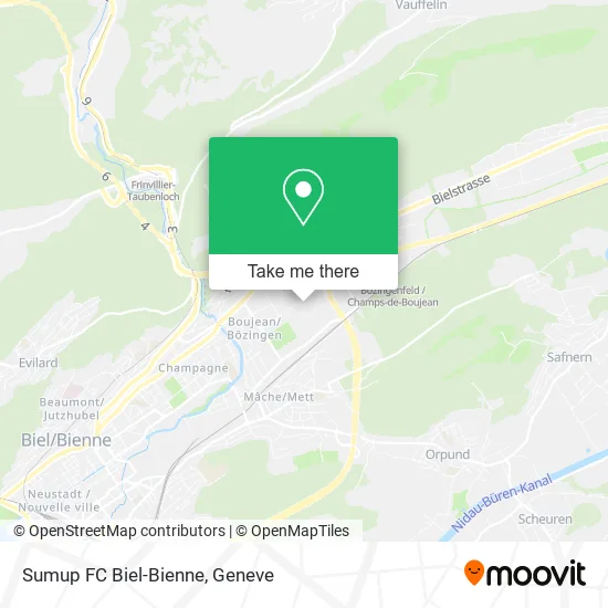Sumup FC Biel-Bienne map