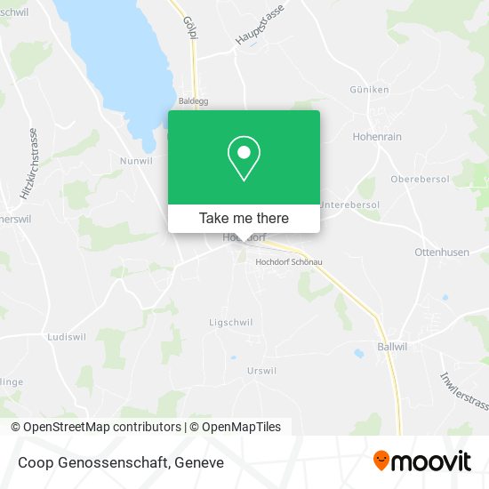 Coop Genossenschaft map