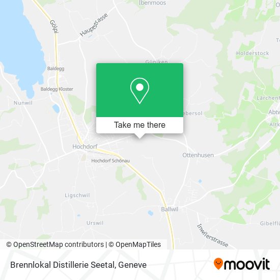 Brennlokal Distillerie Seetal map