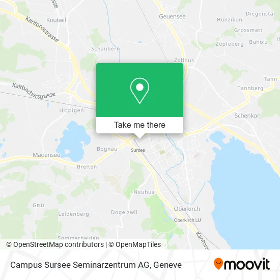Campus Sursee Seminarzentrum AG map