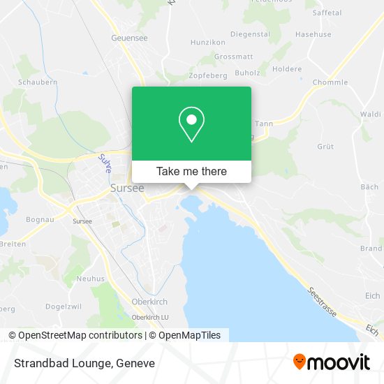 Strandbad Lounge map